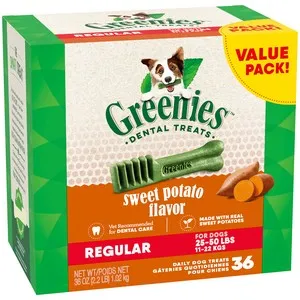 36oz Greenies Petite Sweet Potato Value Tub Treat Pack - Treats